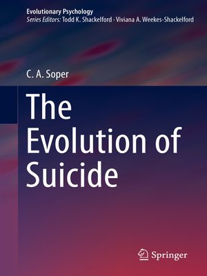 cover image of The Evolution of Suicide